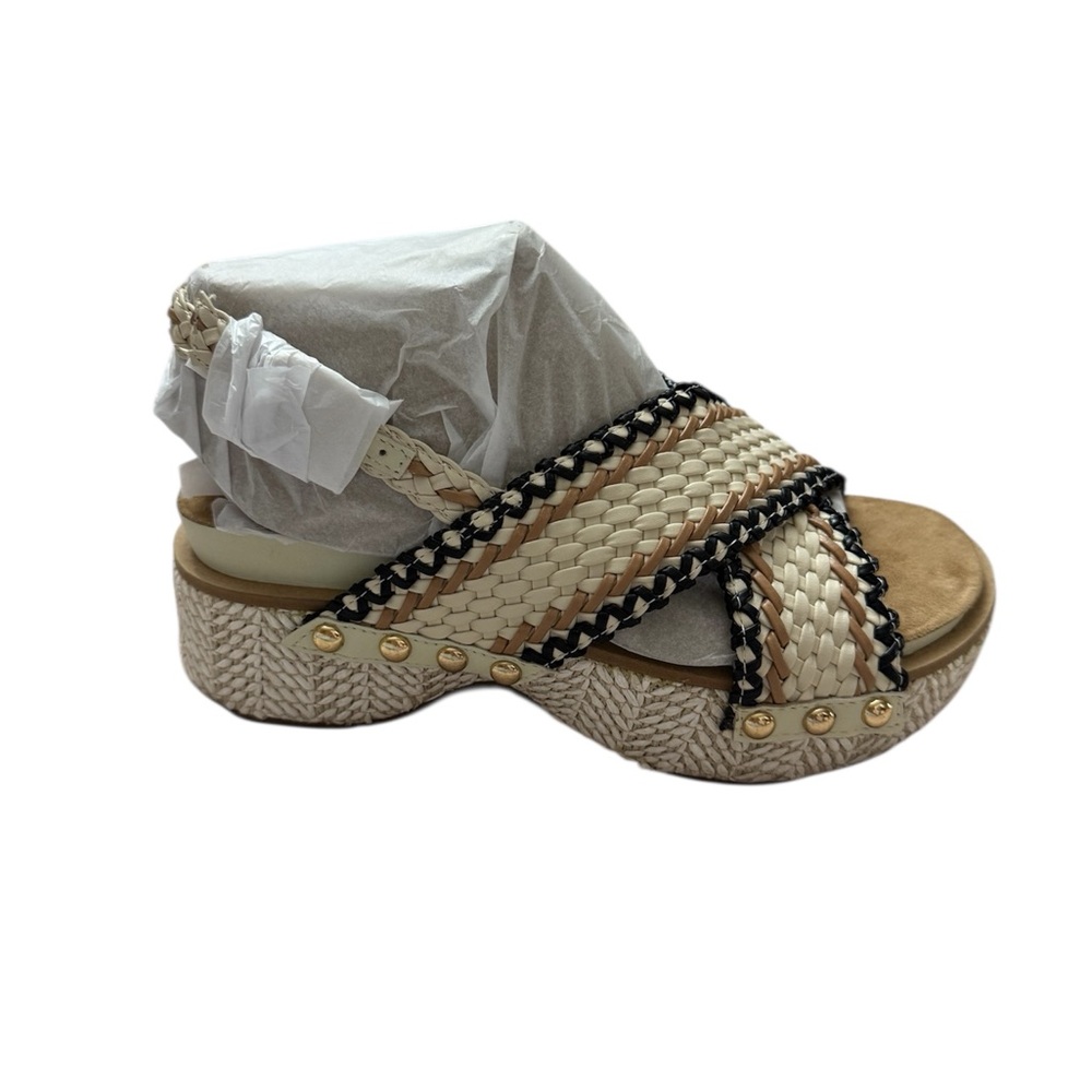 Kelsi Dagger Brooklyn Pace Raffia Platform Sandals - Picture 6 of 10